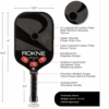 ROKNE Aero Blade 1.16 information om pickleballracket