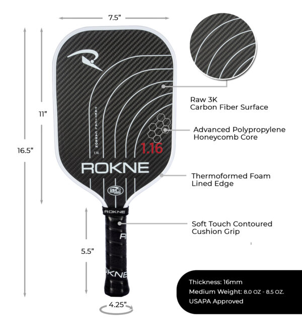 ROKNE Taktical Carbon 1.16 specs
